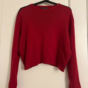 Brandy Melville Cropped Red Sweater